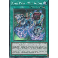 Yugioh DESO-EN026 Abyss Prop - Wild Wagon Super Rare 1st Edition NM