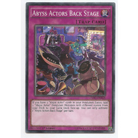 Yugioh DESO-EN028 Abyss Actors Back Stage Super Rare 1st Edition NM