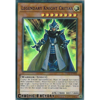 DLCS-EN002 Legendary Knight Critias PURPLE Ultra Rare 1st Edition NM