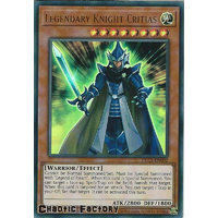 DLCS-EN002 Legendary Knight Critias Ultra Rare 1st Edition NM