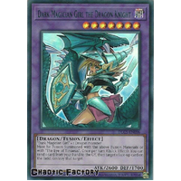 DLCS-EN006 Dark Magician Girl the Dragon Knight ALTERNATE ART GREEN Ultra Rare 1st Edition NM