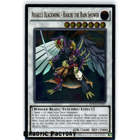 Yugioh DOCS-EN047 Assault Blackwing - Raikiri the Rain Shower Ultimate rare NM Unl Ed