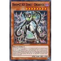 DOOD-EN008 DoomZ XII Zero - Drastea Secret Rare 1st Edition NM