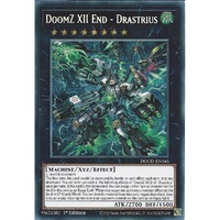 DOOD-EN045 DoomZ XII End - Drastrius Secret Rare 1st Edition NM
