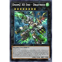 DOOD-EN045 DoomZ XII End - Drastrius Secret Rare 1st Edition NM