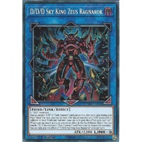 DOOD-EN049 D/D/D Sky King Zeus Ragnarok Secret Rare 1st Edition NM