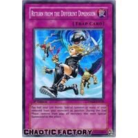 DPKB-EN038 Return From The Different Dimension Super Rare 1st Edition NM