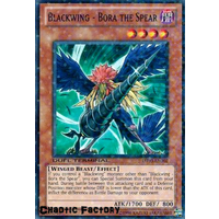 Yugioh DT03-EN002 Blackwing - Bora the Spear Duel Terminal Normal Parallel Rare 1st Edition NM