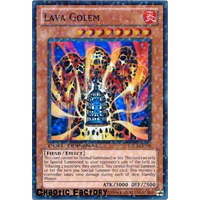 Yugioh DT03-EN006 Lava Golem Duel Terminal Super Parallel Rare 1st Edition NM