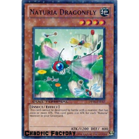 Yugioh DT03-EN017 Naturia Dragonfly Duel Terminal Normal Parallel Rare 1st Edition NM