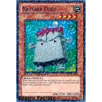 Yugioh DT03-EN019 Naturia Cliff Duel Terminal Super Parallel Rare 1st Edition NM