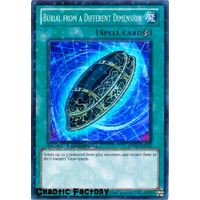 Yugioh DT03-EN044 Burial from a Different Dimension Duel Terminal Super Parallel Rare 1st Edition NM