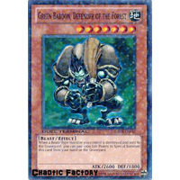 Yugioh DT03-EN057 Green Baboon, Defender of the Forest Duel Terminal Normal Parallel Rare 1st Edition NM