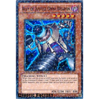 Yugioh DT03-EN078 Ally of Justice Omni-Weapon Duel Terminal Super Parallel Rare 1st Edition NM
