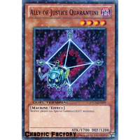 Yugioh DT03-EN079 Ally of Justice Quarantine Duel Terminal Normal Parallel Rare 1st Edition NM