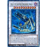 DT03-EN090 Ally of Justice Decisive Armor Duel Terminal Ultra Parallel Rare 1st Edition NM