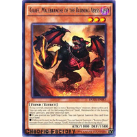 Yugioh Graff, Malebranche of the Burning Abyss Rare DUEA-EN083 1st Edition NM