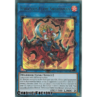 DUOV-EN032 Ferocious Flame Swordsman Ultra Rare 1st Edition NM
