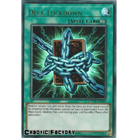 DUOV-EN090 Deck Lockdown Ultra Rare 1st Edition NM