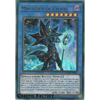 Yugioh DUPO-EN001 Magician of Chaos Ultra Rare 1st Edtion NM