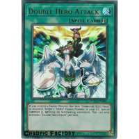 Yugioh DUPO-EN005 Double Hero Attack Ultra Rare 1st Edtion NM