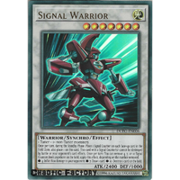 Yugioh DUPO-EN006 Signal Warrior Ultra Rare 1st Edtion NM