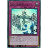 Yugioh DUPO-EN007 Stardust Wish Ultra Rare 1st Edtion NM