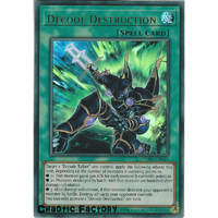 Yugioh DUPO-EN016 Decode Destruction Ultra Rare 1st Edtion NM