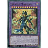 Yugioh DUPO-EN040 Quintet Magician Ultra Rare 1st Edtion NM