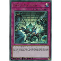 Yugioh DUPO-EN099 Evenly Matched Ultra Rare 1st Edtion NM