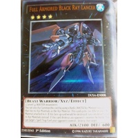 Full Armored Black Ray Lancer DUSA-EN008 Ultra Rare 1st edition nm