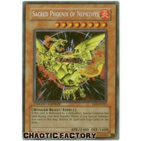 Sacred Phoenix of Nephthys - EEN-ENSE3 - Secret Rare NM