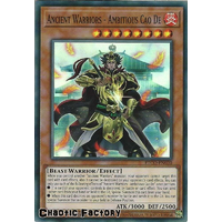 ETCO-EN020 Ancient Warriors - Ambitious Cao De Super Rare 1st Edition NM