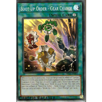 FIGA-EN003 Boot-Up Order - Gear Charge Super Rare 1st Edtion NM