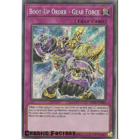 FIGA-EN004 Boot-Up Order - Gear Force Secret Rare 1st Edtion NM