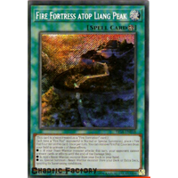 FIGA-EN018 Fire Fortress atop Liang Peak Secret Rare 1st Edtion NM
