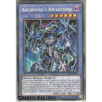 FIGA-EN031 Archfiend's Awakening Secret Rare 1st Edtion NM
