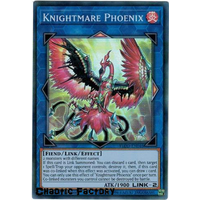 Yugioh FLOD-EN046 Knightmare Phoenix Super Rare Unlimited Edition NM