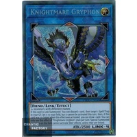 FLOD-EN048 Knightmare Gryphon Secret Rare 1st Edition NM