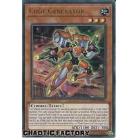 GFP2-EN082 Code Generator Ultra Rare 1st Edition NM