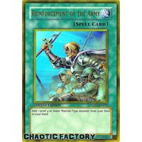 GLD1-EN032 Reinforcement Of The Army Gold Ultra Rare LIMITED EDITION NM
