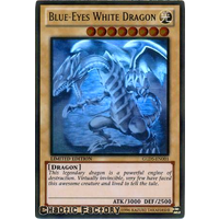 Blue-Eyes White Dragon - GLD5-EN001 - Ghost/Gold Rare LP