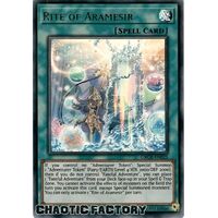 GRCR-EN025 Rite of Aramesir Ultra Rare 1st Edition NM