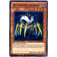 Ally of Justice Cycle Reader - HA03-EN052 - Super Rare UNLIMITED Edition NM