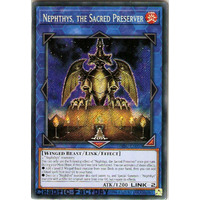 Yugioh HISU-EN007 Nephthys, the Sacred Preserver Secret Rare 1st Edition NM