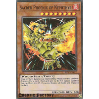 Yugioh HISU-EN012 Sacred Phoenix of Nephthys Super Rare 1st Edition NM