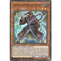 Yugioh HISU-EN028 Tsukahagi, the Poisonous Mayakashi Super Rare 1st Edition NM