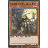 Yugioh HISU-EN040 Night's End Sorcerer Super Rare 1st Edition NM
