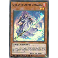 Yugioh HISU-EN041 Shiranui Spectralsword Super Rare 1st Edition NM