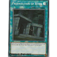 Yugioh HISU-EN042 Preparation of Rites Super Rare 1st Edition NM